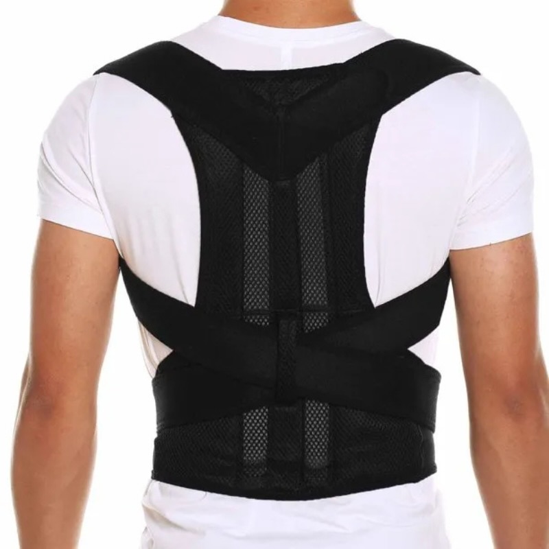 Back Pain Relief Posture Corrector Belt | Adjustable Support for Spine, Shoulder & Lumbar Alignment | XL - Image 9