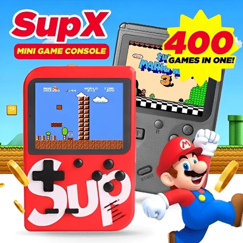 SUP Game Box Portable Console | 400 Classic Games in 1 Entertainment Device