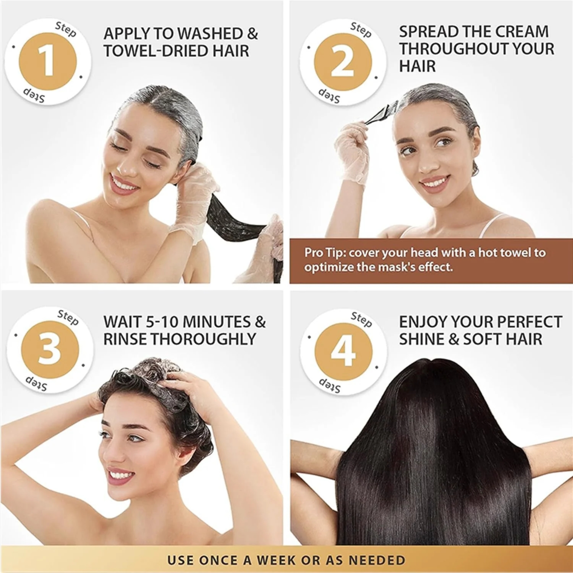 Karseell Collagen Deep Repair Hair Mask 500ml | Argan Oil & Collagen for Smooth, Shiny Hair - الصورة 7