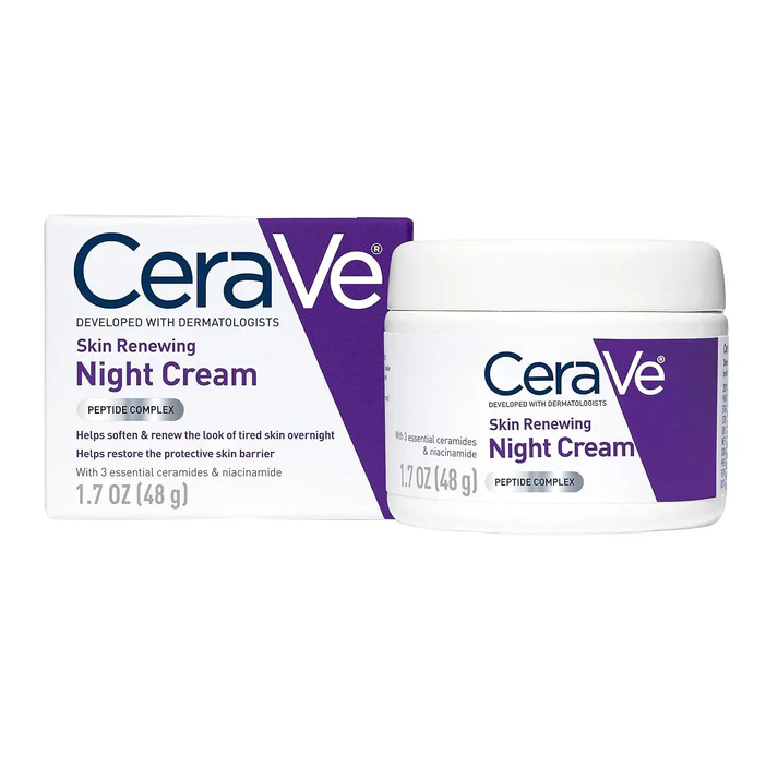 ⁦CeraVe 4-in-1 Skincare Kit | Cleanser, Serum, Sunblock & Night Cream | Dermatologist-Approved Routine⁩ - الصورة ⁦5⁩