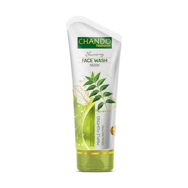 Face Wash | Chando Naturals Neem Pimple Fighting Face Wash 100ml Daily Cleanser for Oily and Acne-Prone Skin - الصورة 5