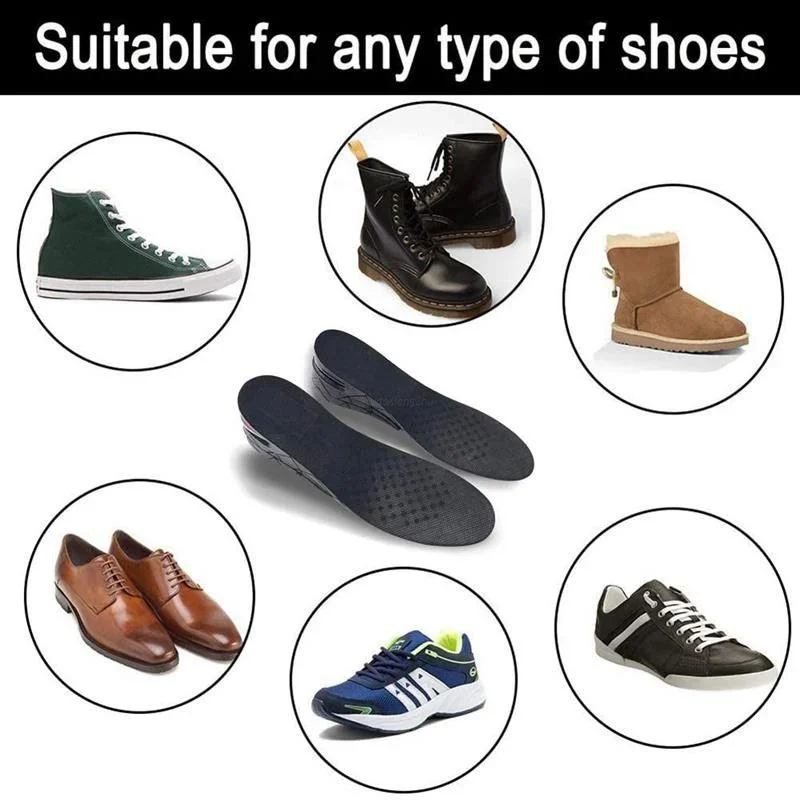 3 Layer Height Increase Insoles β Adjustable 3 cm to 7 cm | Soft, Comfortable & Shock-Absorbing | Elevator Shoe Inserts for Men & Women - Image 4