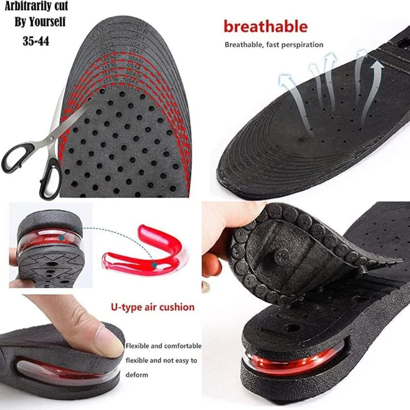 3 Layer Height Increase Insoles β Adjustable 3 cm to 7 cm | Soft, Comfortable & Shock-Absorbing | Elevator Shoe Inserts for Men & Women - Image 7
