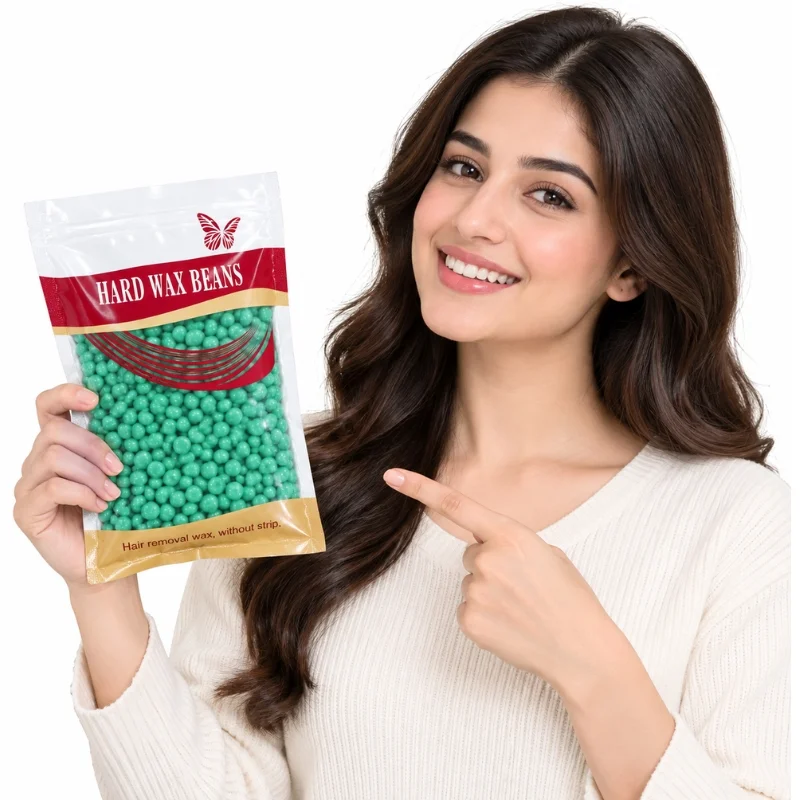 Hard Wax Beans | Painless Hair Removal Wax Beads for Body & Facial Hair | Random flavour | 100g - Image 8