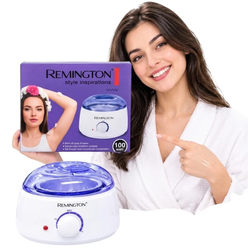 Remington Wax Melting Machine for Hair Removal | Model FJF508-1 | Electric Wax Warmer with 2 Aluminum Pots | Adjustable Temperature Control up to 80°C | 100W - Image 3
