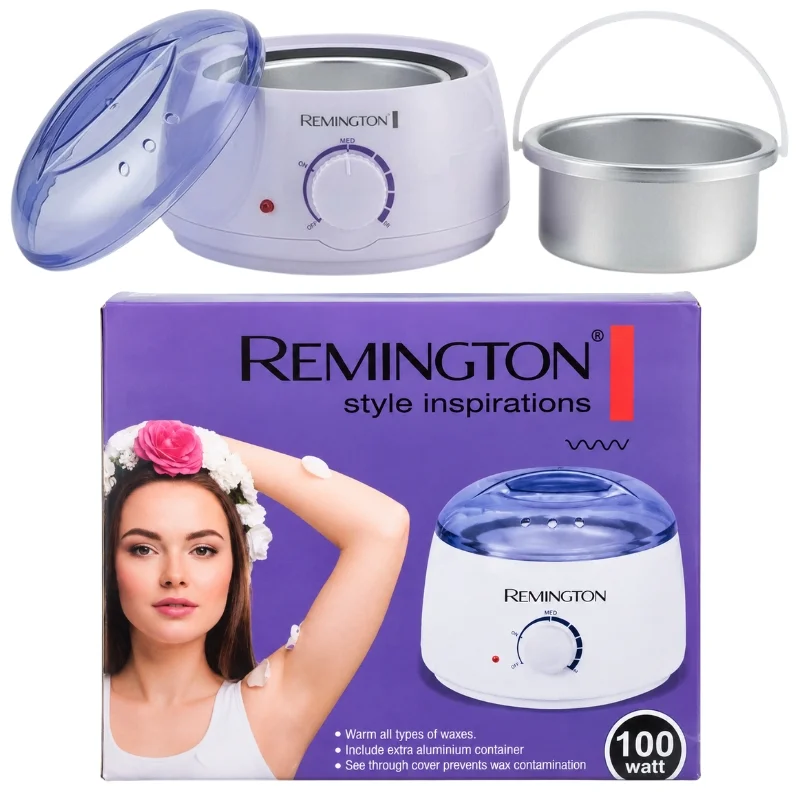 Remington Wax Melting Machine for Hair Removal | Model FJF508-1 | Electric Wax Warmer with 2 Aluminum Pots | Adjustable Temperature Control up to 80°C | 100W - Image 6