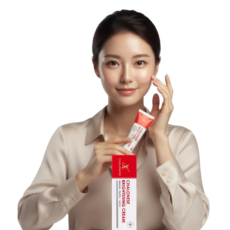 Chalonese Advanced Spot Fading Glow Cream | Brightening Face Cream with Niacinamide, Alpha-Arbutin & Tranexamic Acid | Dark Spot & Uneven Skin Tone Care | 20g - Image 5