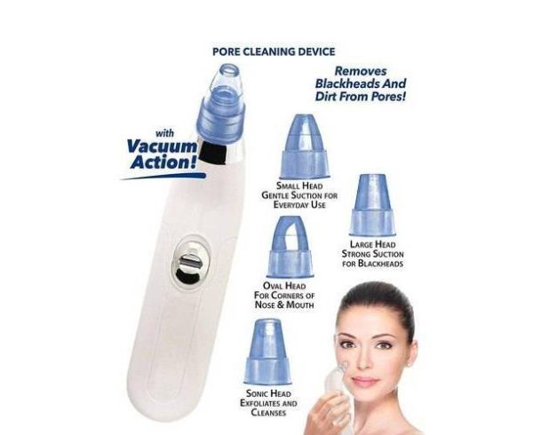 Blackhead Removal Machine | Derma Suction 3 In 1 Black Head Remover Machine | Acne Pimple Pore Cleaner Vacuum Suction Tool - Image 5