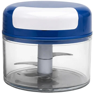 Manual Mini Hand Pull Food Chopper | Spin Cutter Vegetable & Fruit Chopper | Food Processor for Onion, Garlic, Salad & Kitchen Use
