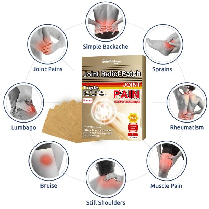 Japanese Pain Relief Patch for Joint & Muscle Care | Herbal Pain Relief Patch | Fast-Acting Warming Therapy | Breathable Adhesive Patch | Pack of 5 - الصورة 2