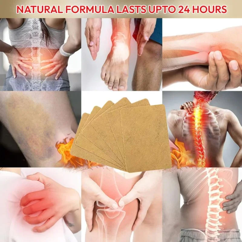 Japanese Pain Relief Patch for Joint & Muscle Care | Herbal Pain Relief Patch | Fast-Acting Warming Therapy | Breathable Adhesive Patch | Pack of 5 - الصورة 4
