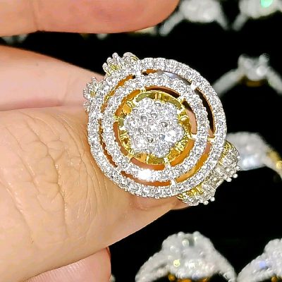 แหวนอลังรุ่นใหม่ ชุดA ฟรีไซส์ปรับขนาดได้ – อลังล้อมเพชร