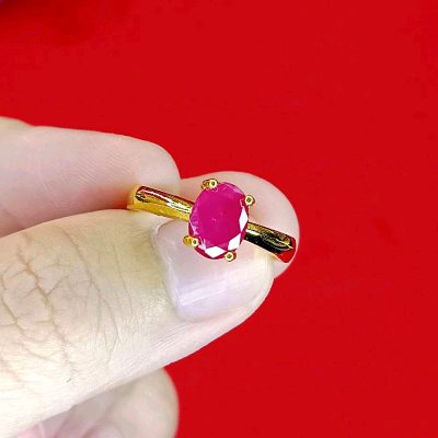แบบแหวนสีชมพูหวานฉ่ำ 100 บาททุกวง ปรับขนาดได้ฟรีไซส์ – R18 ไข่ห่านเล็ก